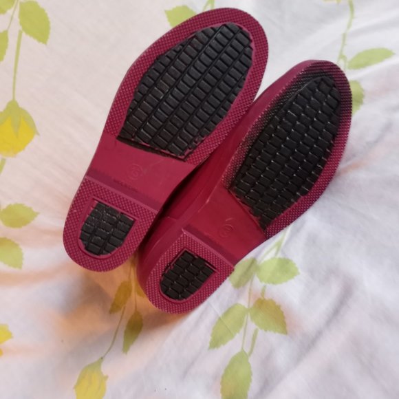 Cat & Jack Rain Boots/ Snow Boots Sizes: 2,  Burgundy  NWOB - Picture 9 of 13